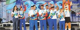 Медальный дождь горячим летом