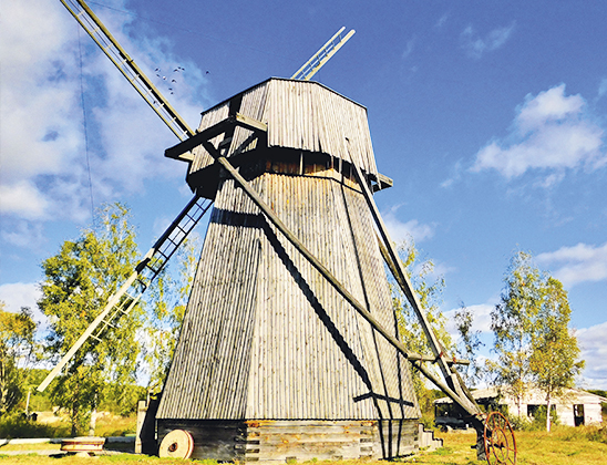  Ветряная мельница.